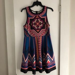 Flying Tomato Aztec print Tank Dress